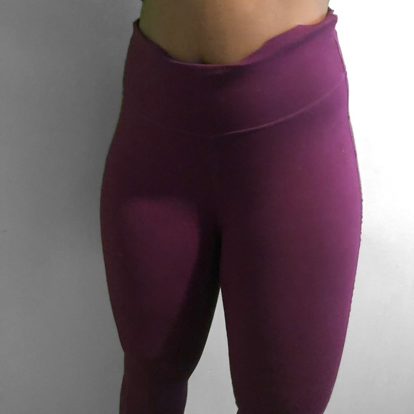 Purple Fitness High Waisted Leggings - Picture 8 of 10